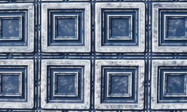 Blue And White Textured Panels - Antique Tiles