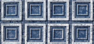 Blue And White Textured Panels - Antique Tiles