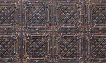 Oxide And Copper Textured Panels - Antique Tiles