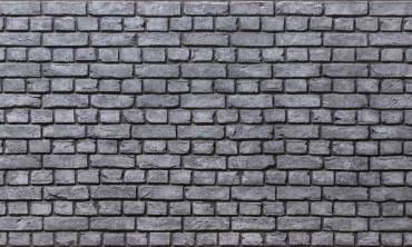 Slate Gray Textured Panels - Brick