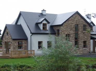 Residential property with Ridge Stone cladding